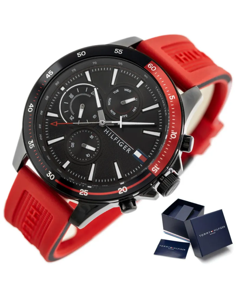 ZEGAREK MĘSKI TOMMY HILFIGER 1791722 BANK (zf023c) ZEGAREK MĘSKI TOMMY HILFIGER 1791722 BANK (zf023c)