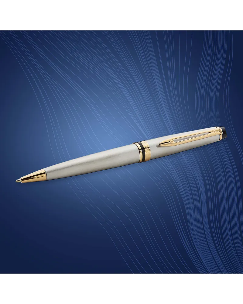 Długopis Waterman Expert stalowy GT w Pudełku z Grawerem (S0952000/1)