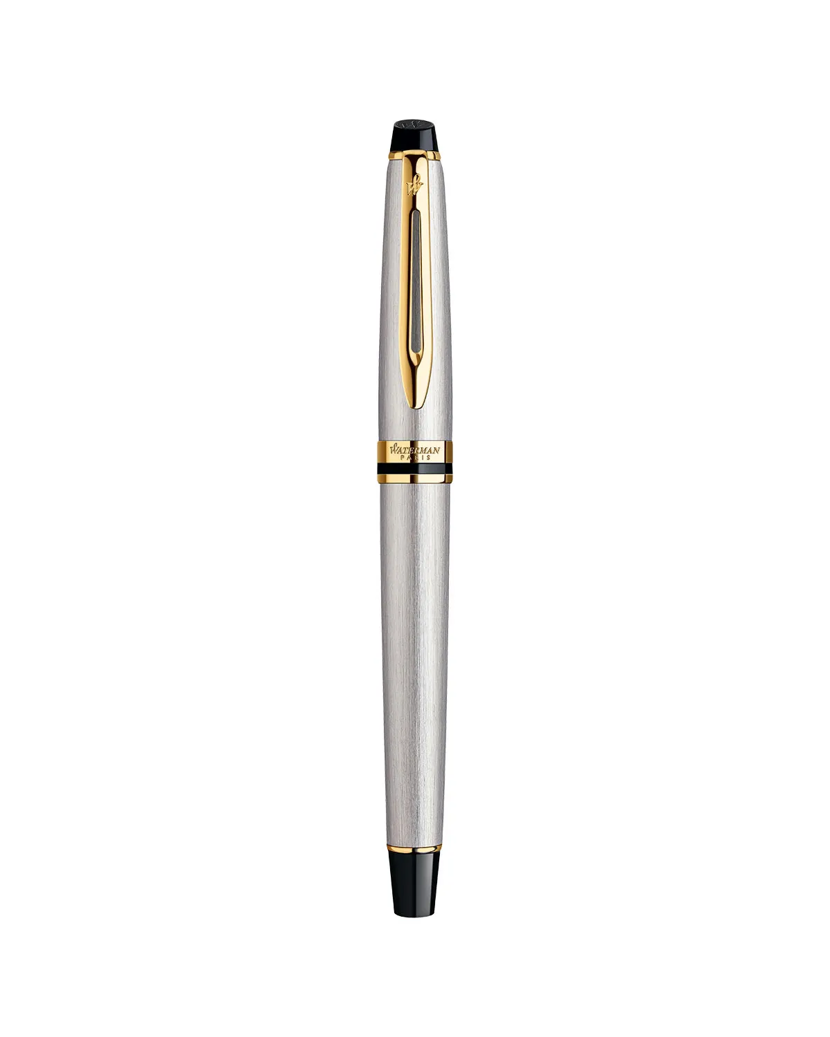 Długopis i Pi&oacute;ro Waterman Expert stalowy GT w Pudełku z Grawerem (S0952000/2)