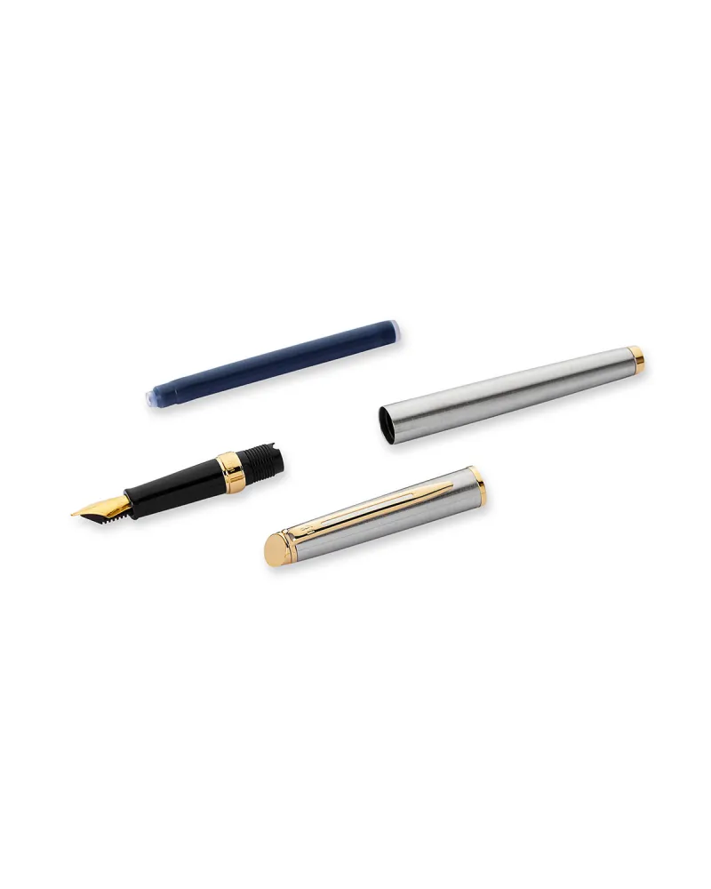 Pi&oacute;ro wieczne Waterman Hemisphere stalowe GT w Pudełku z Grawerem (S0920310/4)