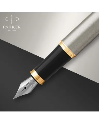 Pióro wieczne Parker IM Brushed Metal GT w Pudełku z Grawerem (1931649/3) Pióro wieczne Parker IM Brushed Metal GT w Pudełku z Grawerem (1931649/3)