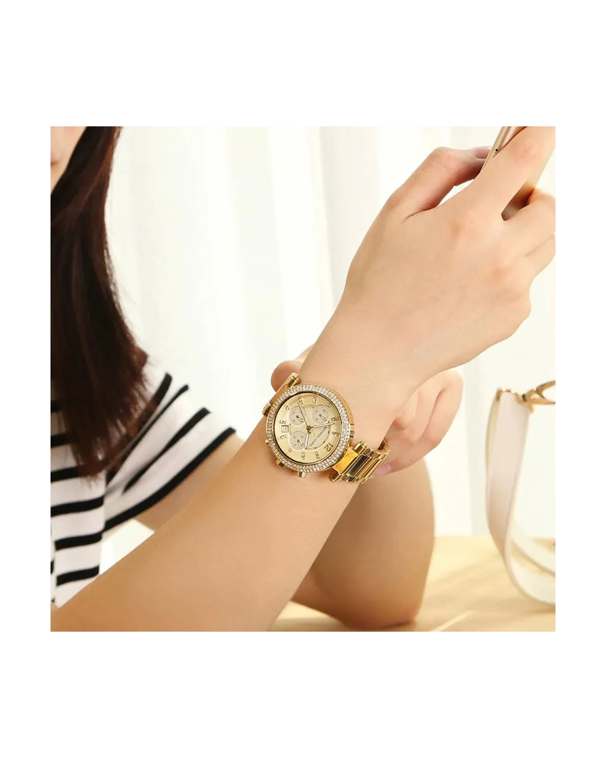 ZEGAREK DAMSKI MICHAEL KORS MK5354 -PARKER (zm508d) + BOX