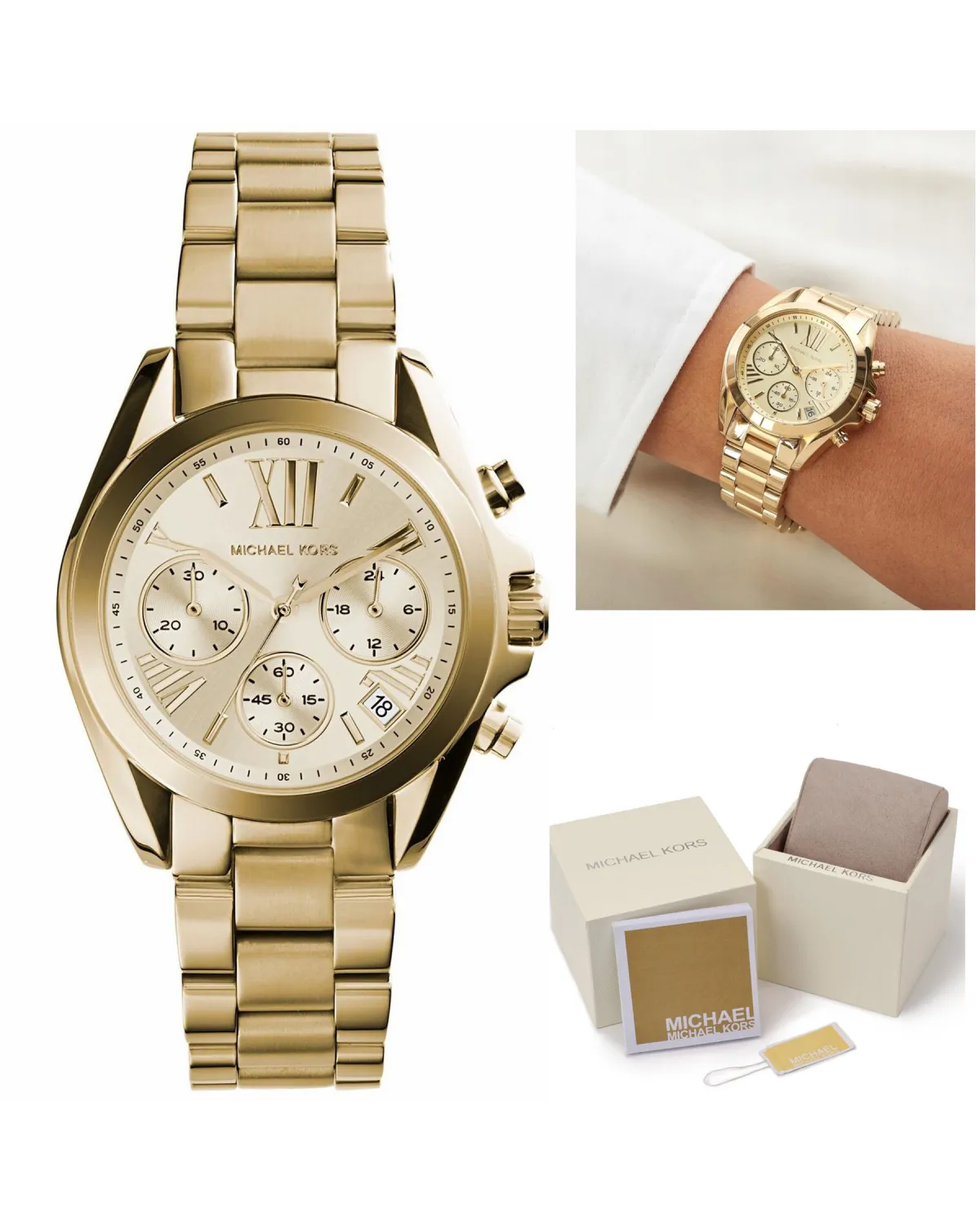 ZEGAREK DAMSKI MICHAEL KORS MK5798 - BRADSHAW (zm503a) + BOX