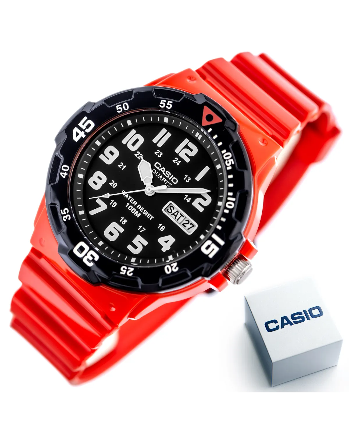 ZEGAREK MĘSKI CASIO MRW-200HC-4BVDF 10 Bar (zd174b) + BOX ZEGAREK MĘSKI CASIO MRW-200HC-4BVDF 10 Bar (zd174b) + BOX