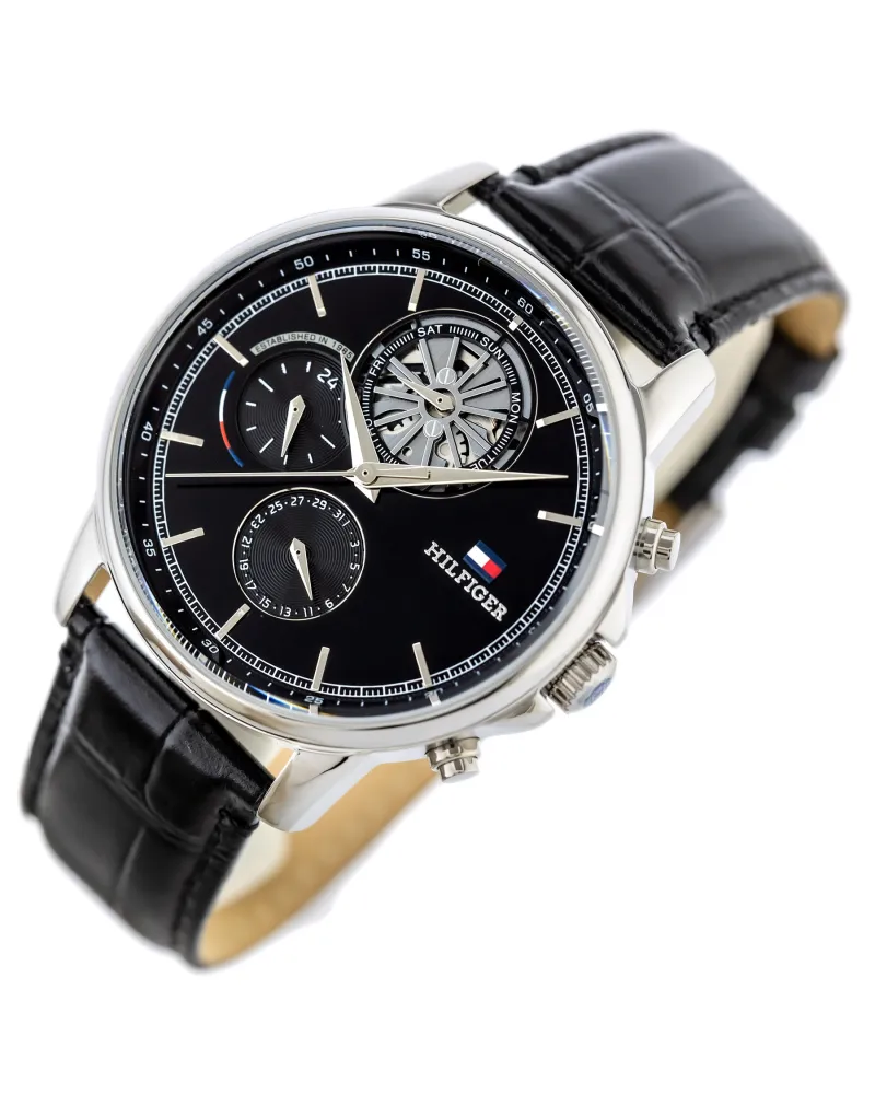 ZEGAREK MĘSKI TOMMY HILFIGER 1710605 Steward Open Heart + BOX