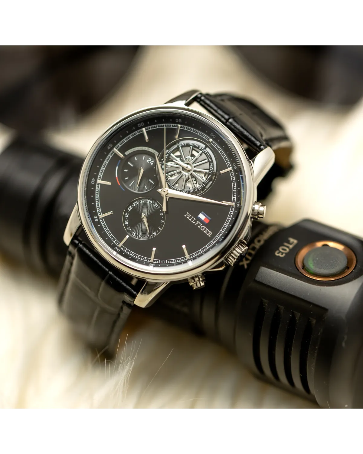 ZEGAREK MĘSKI TOMMY HILFIGER 1710605 Steward Open Heart + BOX