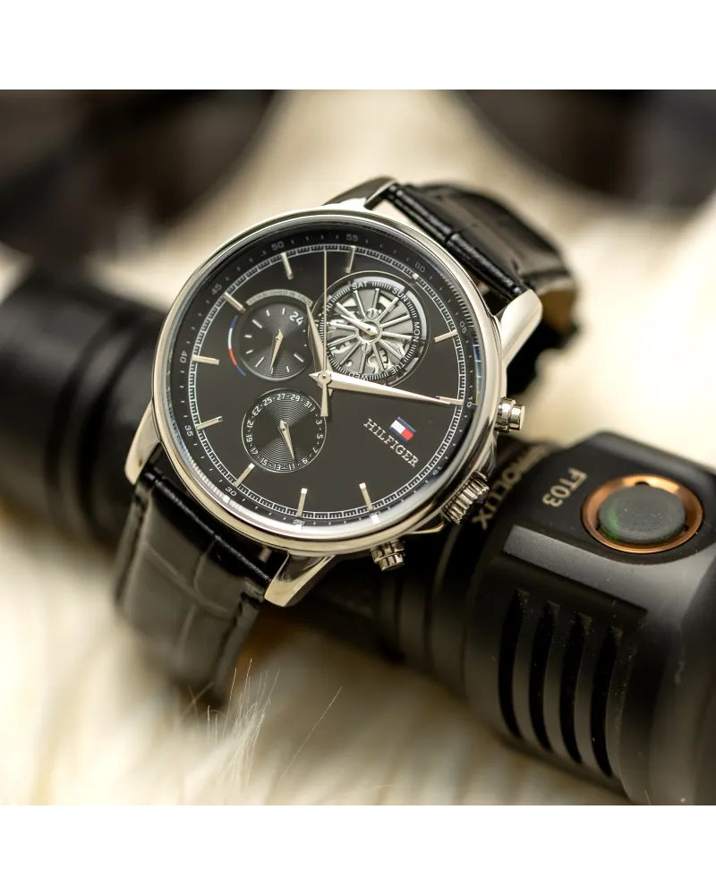 ZEGAREK MĘSKI TOMMY HILFIGER 1710605 Steward Open Heart + BOX