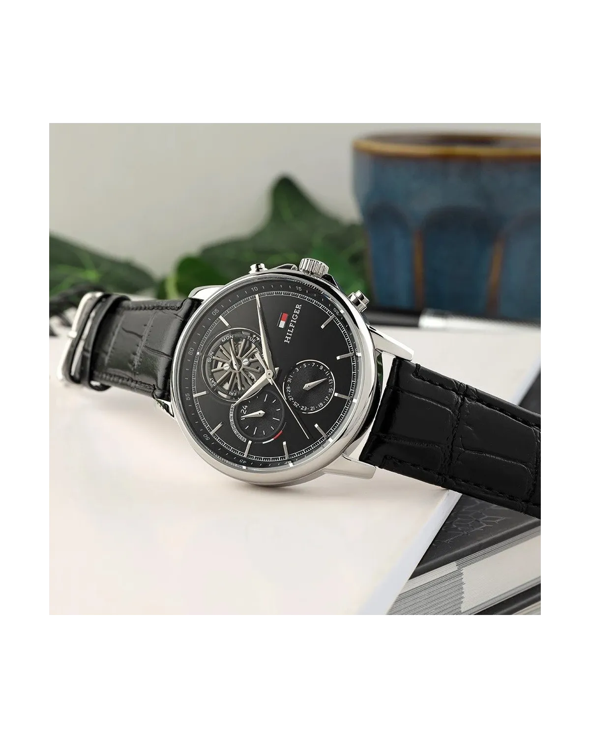 ZEGAREK MĘSKI TOMMY HILFIGER 1710605 Steward Open Heart + BOX