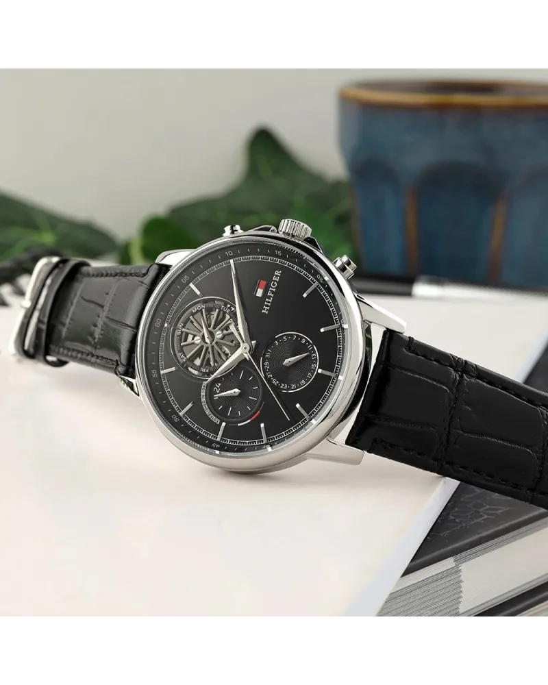 ZEGAREK MĘSKI TOMMY HILFIGER 1710605 Steward Open Heart + BOX