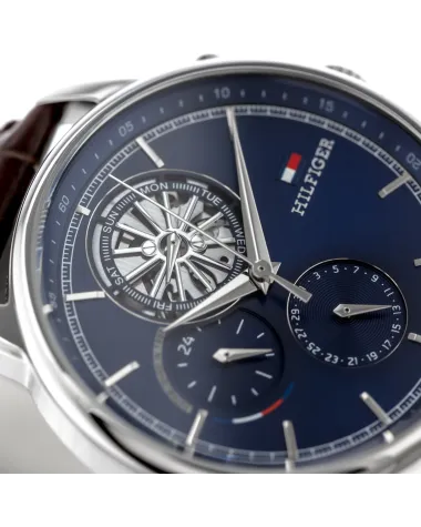 ZEGAREK MĘSKI TOMMY HILFIGER 1710629 Steward Open Heart + BOX