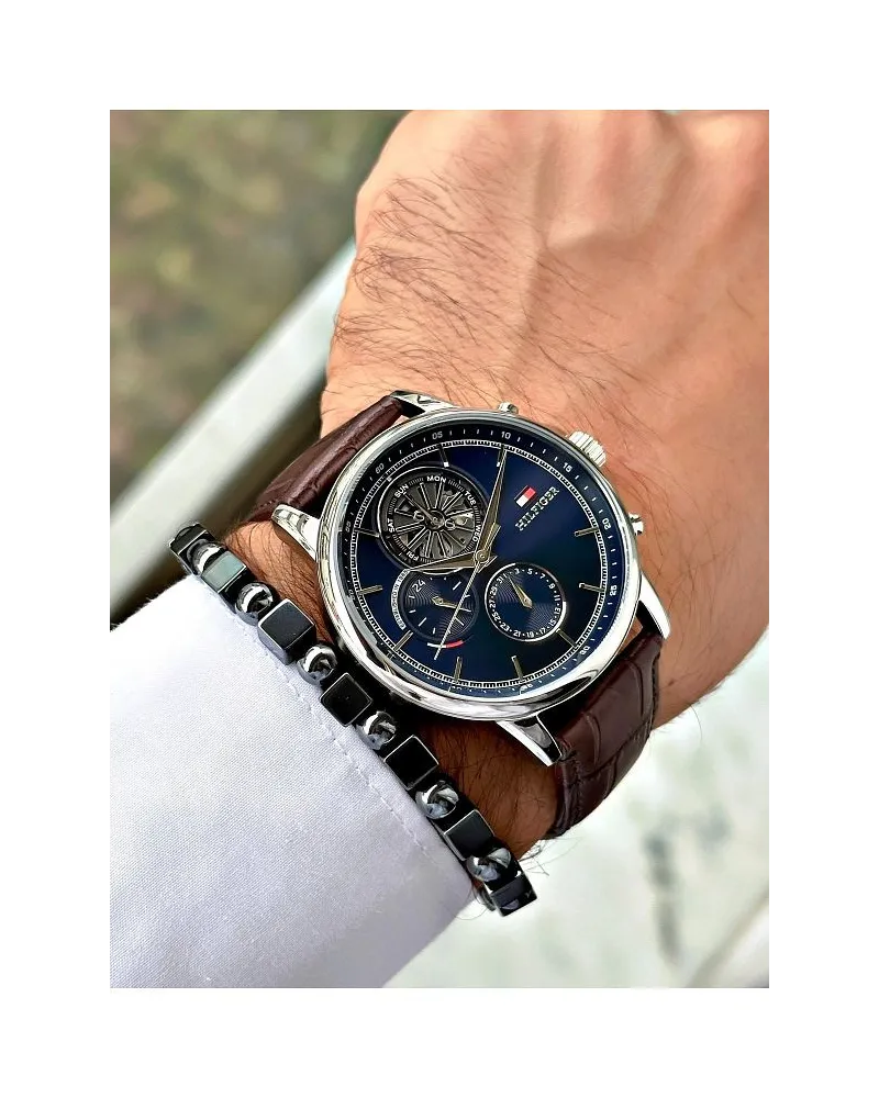 ZEGAREK MĘSKI TOMMY HILFIGER 1710629 Steward Open Heart + BOX