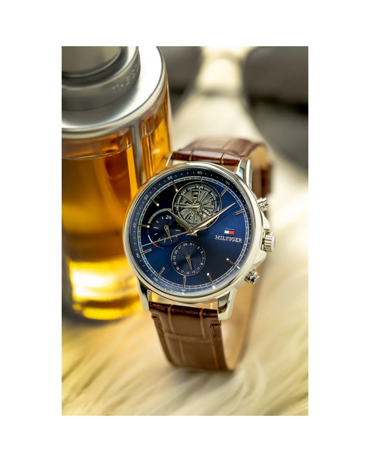 ZEGAREK MĘSKI TOMMY HILFIGER 1710629 Steward Open Heart + BOX