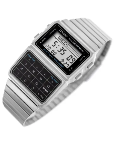 ZEGAREK MĘSKI CASIO VINTAGE DATABANK DBC-611-1D + BOX