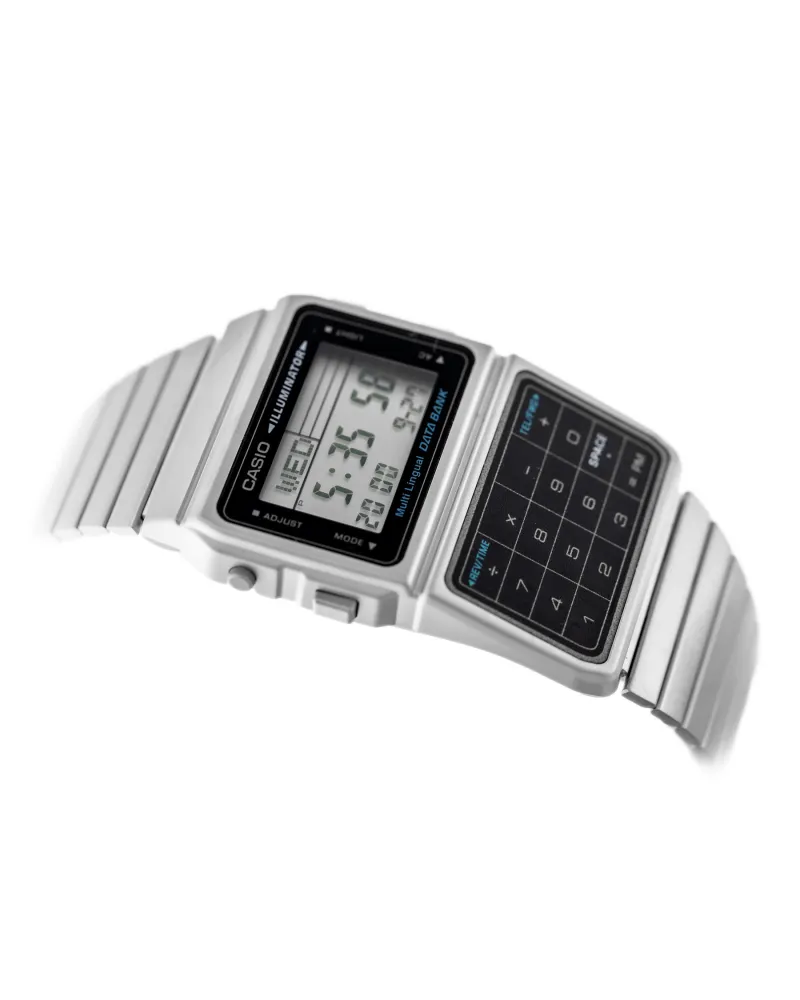 ZEGAREK MĘSKI CASIO VINTAGE DATABANK DBC-611-1D + BOX