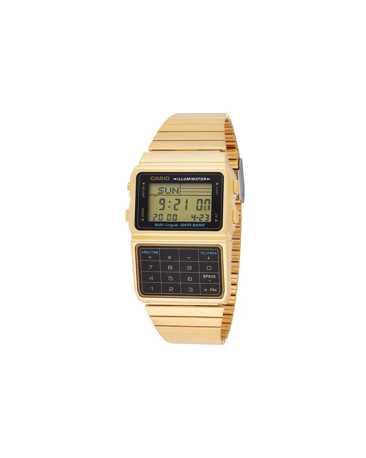 ZEGAREK MĘSKI CASIO VINTAGE DATABANK DBC-611G-1 (zd163a) + BOX