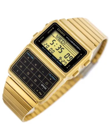 ZEGAREK MĘSKI CASIO VINTAGE DATABANK DBC-611G-1 (zd163a) + BOX