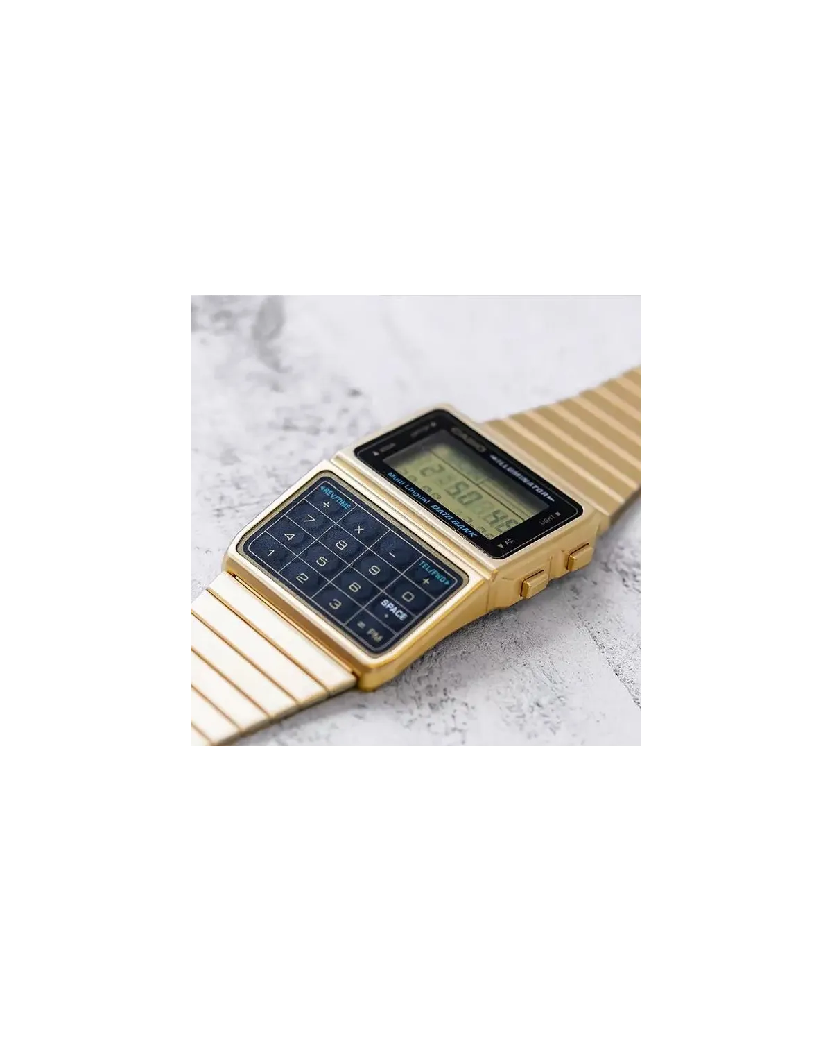 ZEGAREK MĘSKI CASIO VINTAGE DATABANK DBC-611G-1 (zd163a) + BOX