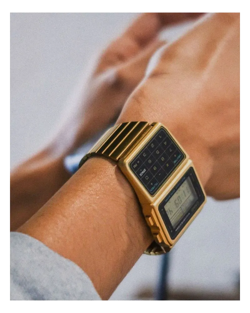 ZEGAREK MĘSKI CASIO VINTAGE DATABANK DBC-611G-1 (zd163a) + BOX