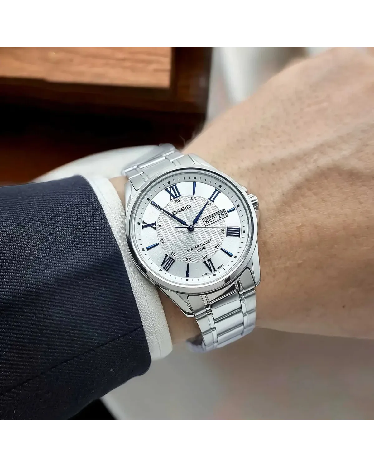 ZEGAREK MĘSKI CASIO MTP-1384D-7A2 (zd108b) + BOX