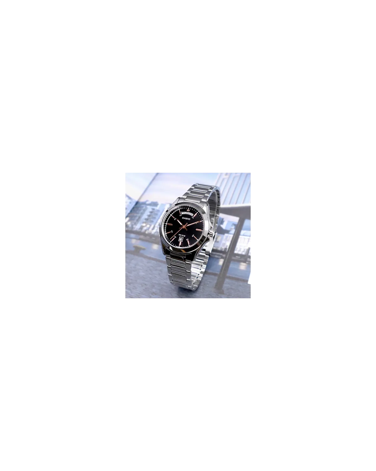 ZEGAREK MĘSKI CASIO MTP-1370D-1A2V (zd025a) + BOX