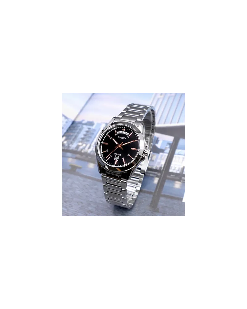ZEGAREK MĘSKI CASIO MTP-1370D-1A2V (zd025a) + BOX