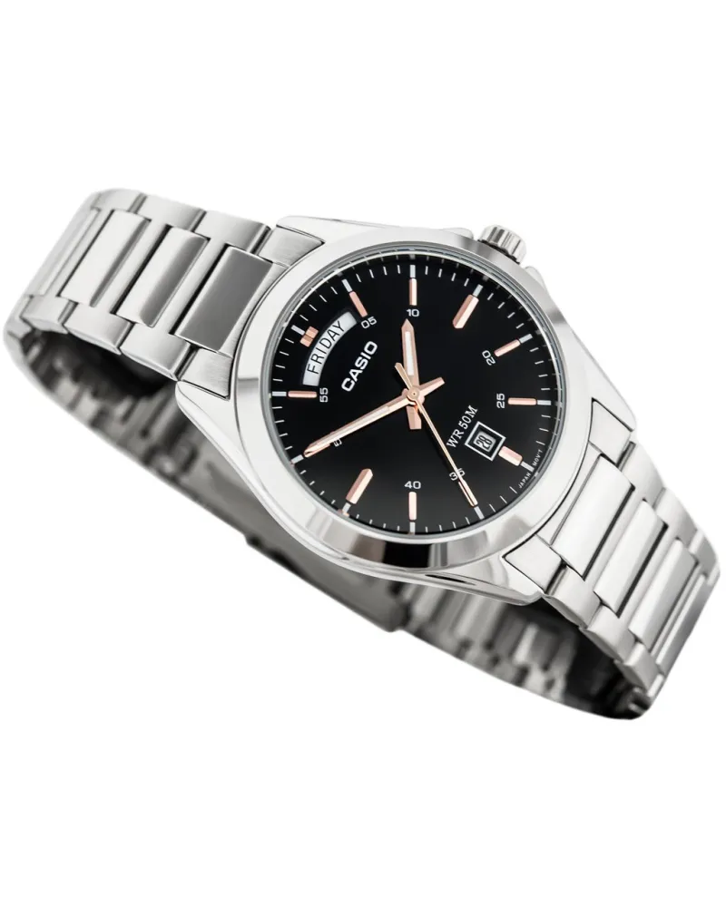 ZEGAREK MĘSKI CASIO MTP-1370D-1A2V (zd025a) + BOX