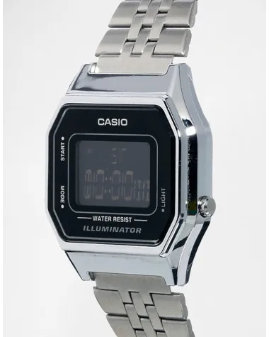 ZEGAREK DAMSKI CASIO LA680WA-1B  VINTAGE + BOX