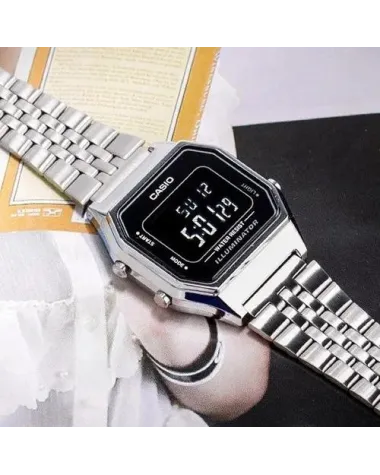 ZEGAREK DAMSKI CASIO LA680WA-1B  VINTAGE + BOX