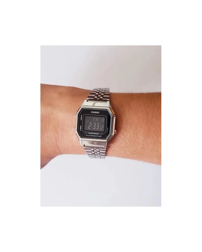 ZEGAREK DAMSKI CASIO LA680WA-1B  VINTAGE + BOX