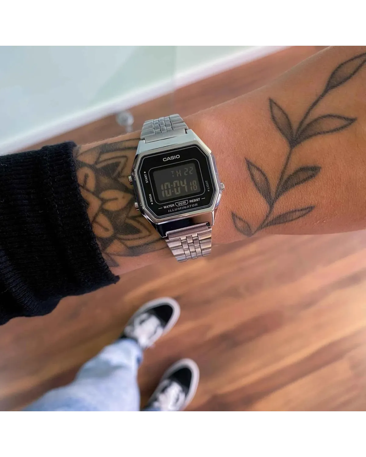 ZEGAREK DAMSKI CASIO LA680WA-1B  VINTAGE + BOX