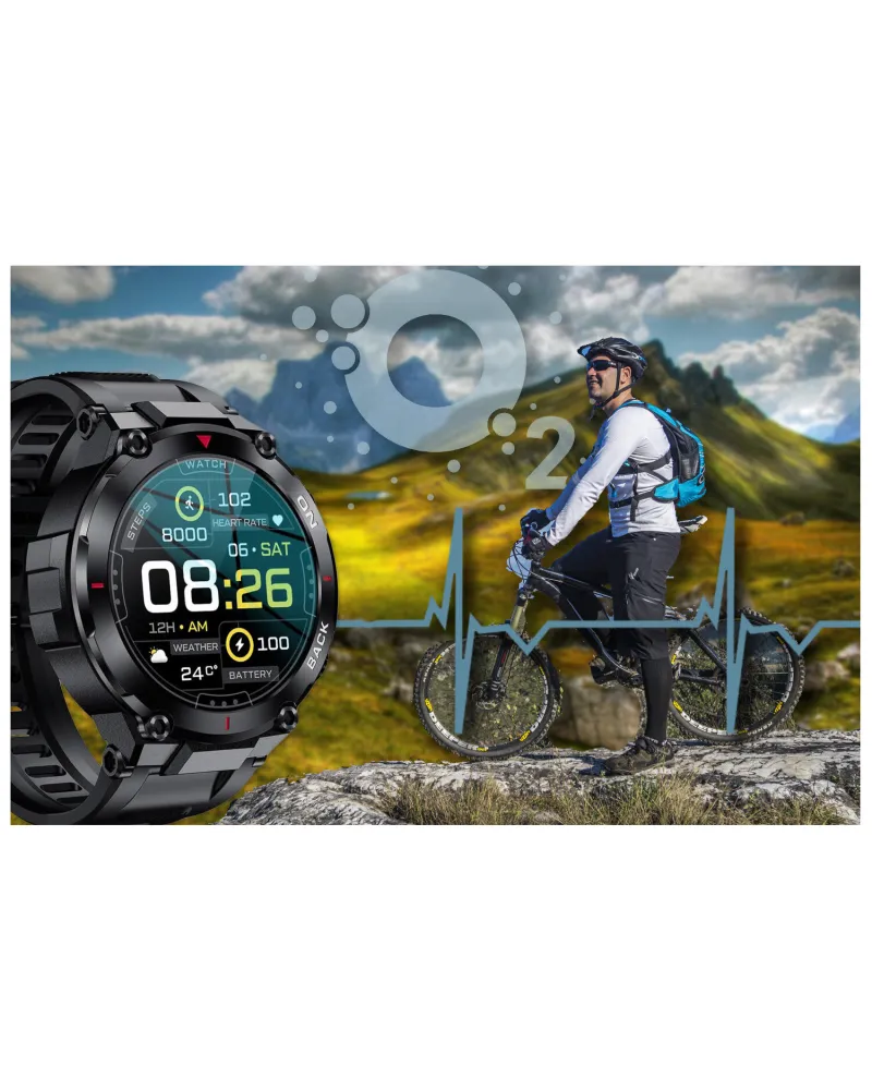 SMARTWATCH MĘSKI GRAVITY GT8-1 - z GPS (sg017a) SMARTWATCH MĘSKI GRAVITY GT8-1 - z GPS (sg017a)