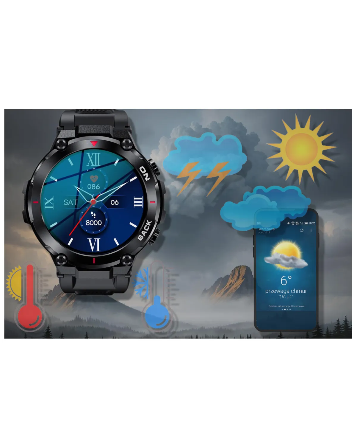 SMARTWATCH MĘSKI GRAVITY GT8-1 - z GPS (sg017a) SMARTWATCH MĘSKI GRAVITY GT8-1 - z GPS (sg017a)