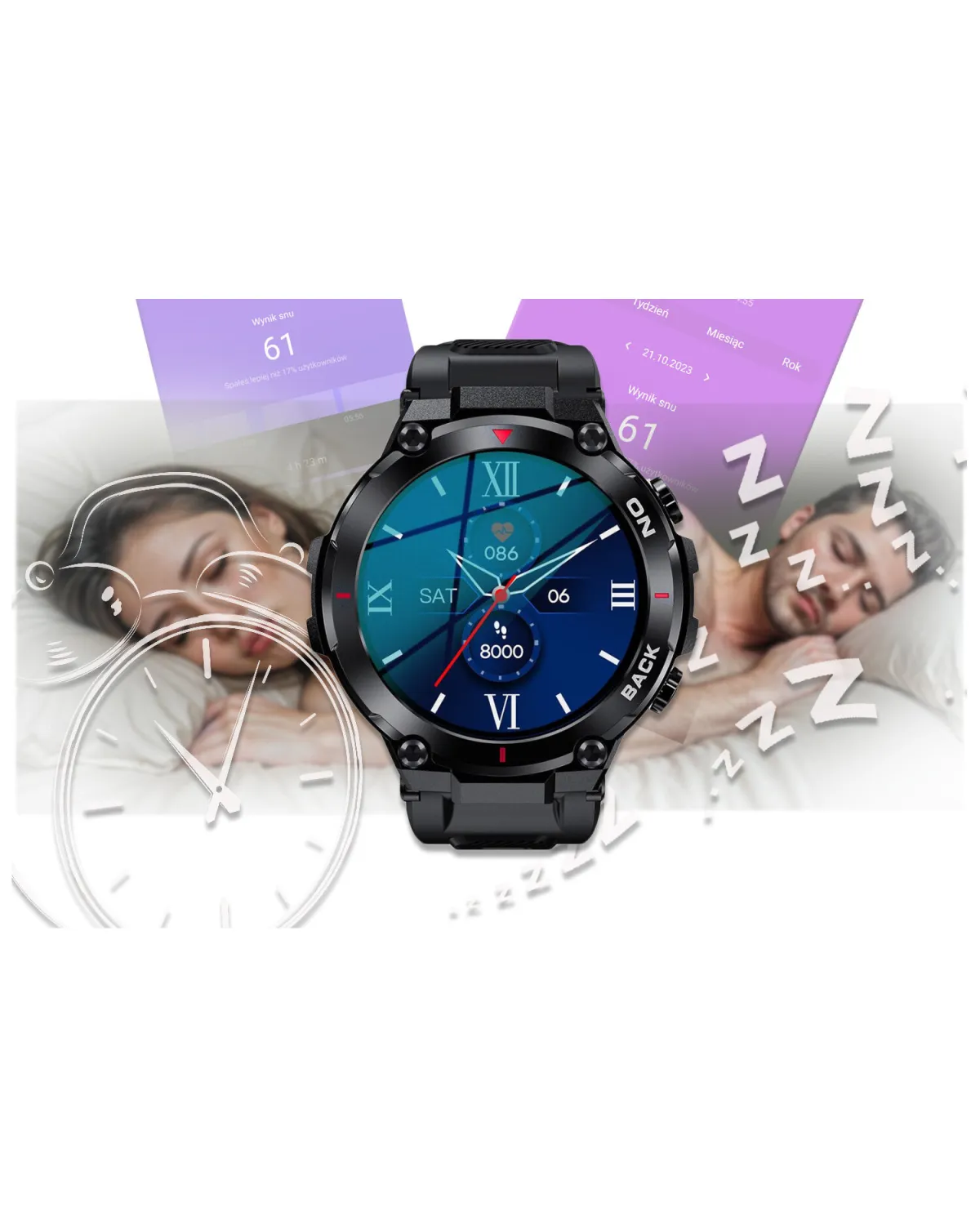 SMARTWATCH MĘSKI GRAVITY GT8-1 - z GPS (sg017a) SMARTWATCH MĘSKI GRAVITY GT8-1 - z GPS (sg017a)