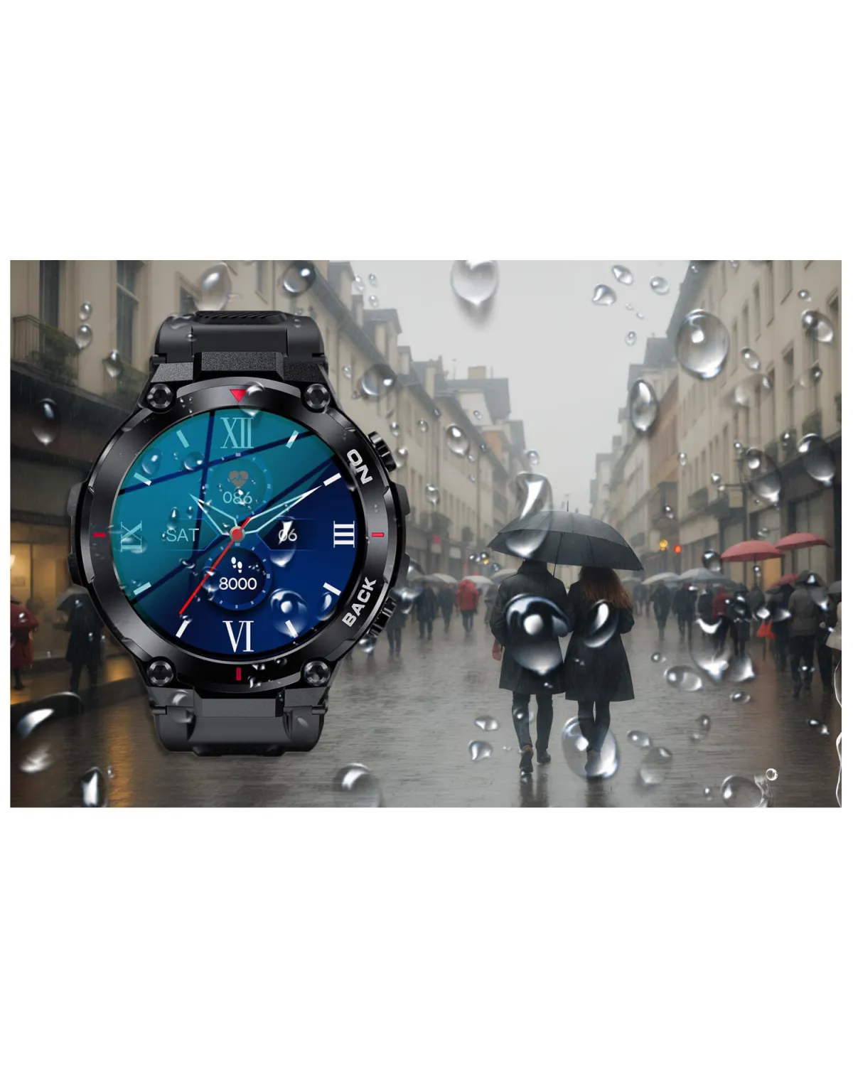 SMARTWATCH MĘSKI GRAVITY GT8-1 - z GPS (sg017a) SMARTWATCH MĘSKI GRAVITY GT8-1 - z GPS (sg017a)