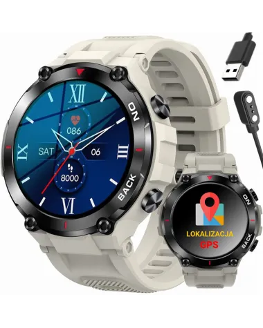 SMARTWATCH MĘSKI GRAVITY GT8-4 - z GPS (sg017d)