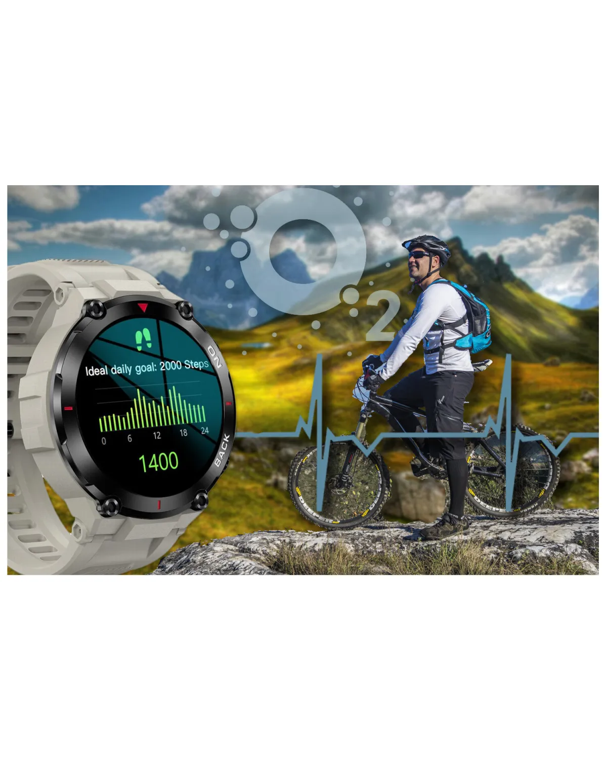 SMARTWATCH MĘSKI GRAVITY GT8-4 - z GPS (sg017d)