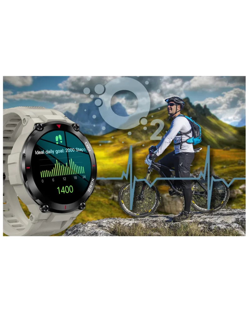 SMARTWATCH MĘSKI GRAVITY GT8-4 - z GPS (sg017d)
