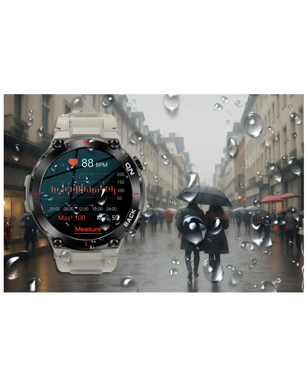 SMARTWATCH MĘSKI GRAVITY GT8-4 - z GPS (sg017d)