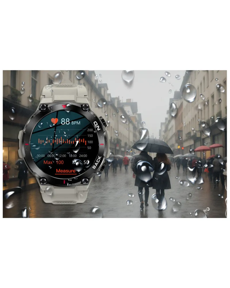 SMARTWATCH MĘSKI GRAVITY GT8-4 - z GPS (sg017d)