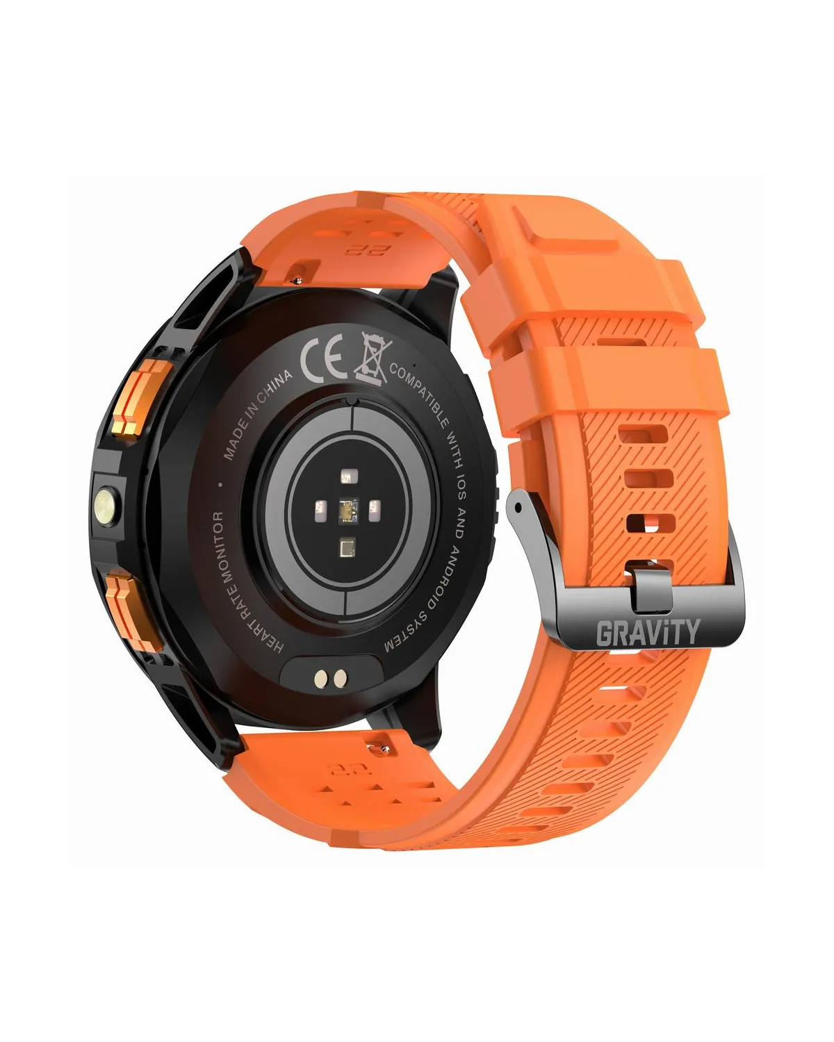 SMARTWATCH MĘSKI GRAVITY GT24-3 - LATARKA, DODATKOWY PASEK  (sg033c)