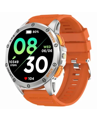 SMARTWATCH MĘSKI GRAVITY GT24-4 - LATARKA, DODATKOWY PASEK  (sg033d)