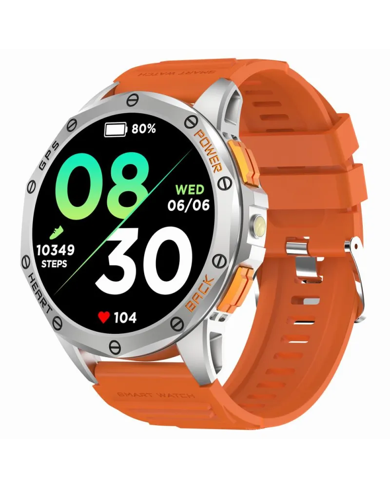 SMARTWATCH MĘSKI GRAVITY GT24-4 - LATARKA, DODATKOWY PASEK  (sg033d)