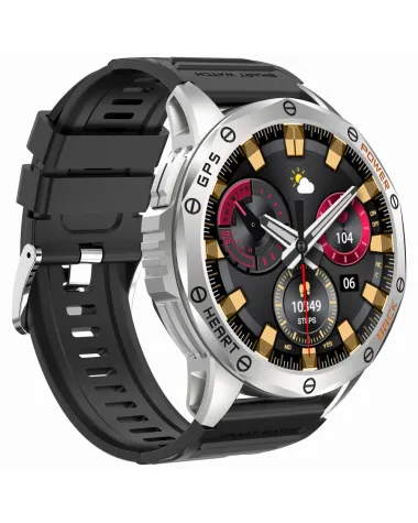 SMARTWATCH MĘSKI GRAVITY GT24-4 - LATARKA, DODATKOWY PASEK  (sg033d)