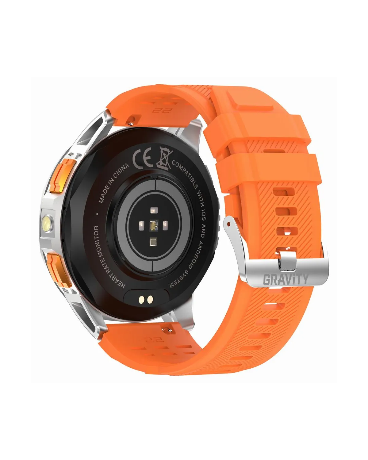 SMARTWATCH MĘSKI GRAVITY GT24-4 - LATARKA, DODATKOWY PASEK  (sg033d)