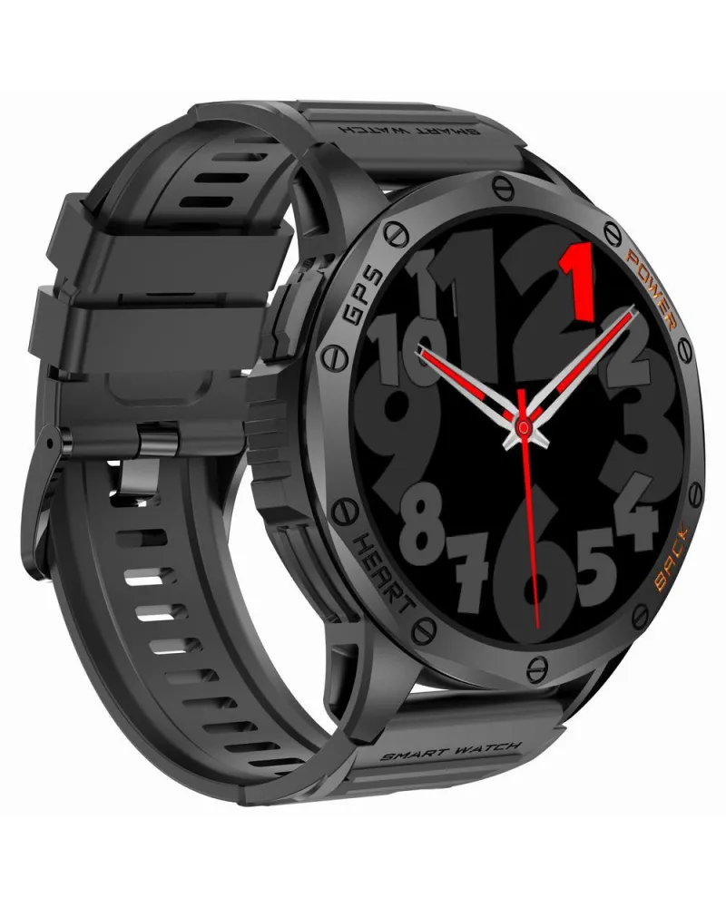 SMARTWATCH MĘSKI GRAVITY GT24-5 - LATARKA, DODATKOWY PASEK  (sg033e)