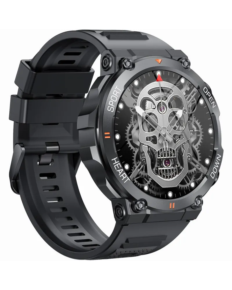 SMARTWATCH MĘSKI GRAVITY GT7-1 PRO - WYKONYWANIE POŁĄCZEŃ, PULSOKSYMETR (sg018a)