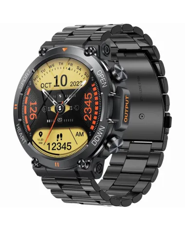 SMARTWATCH MĘSKI GRAVITY GT7-2 PRO - WYKONYWANIE POŁĄCZEŃ, PULSOKSYMETR (sg018b)