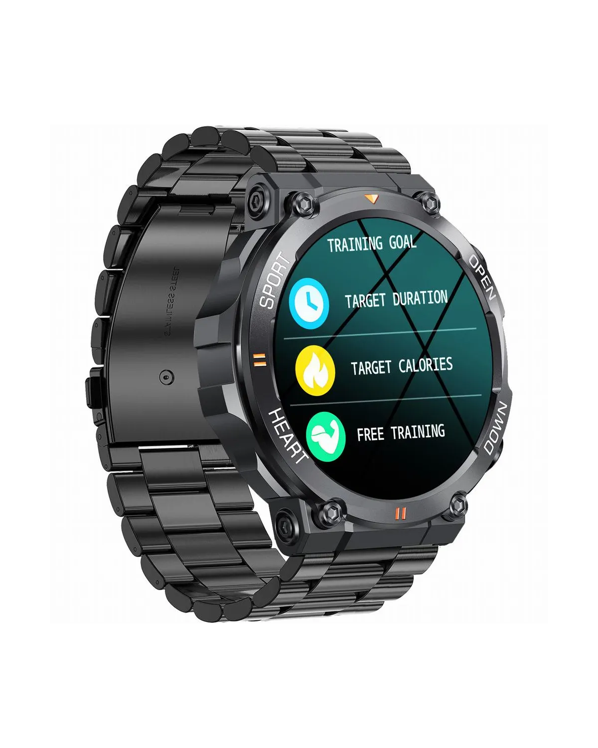 SMARTWATCH MĘSKI GRAVITY GT7-2 PRO - WYKONYWANIE POŁĄCZEŃ, PULSOKSYMETR (sg018b)