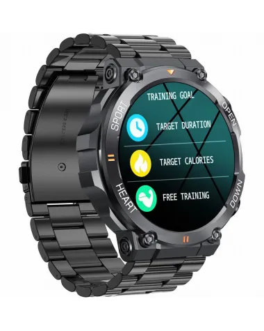 SMARTWATCH MĘSKI GRAVITY GT7-2 PRO - WYKONYWANIE POŁĄCZEŃ, PULSOKSYMETR (sg018b)