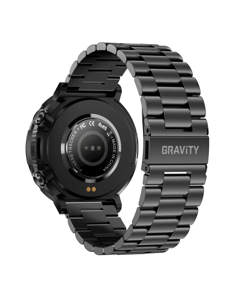 SMARTWATCH MĘSKI GRAVITY GT21-1 - BLUETOOTH CALL, DODATKOWY PASEK (sg025a)